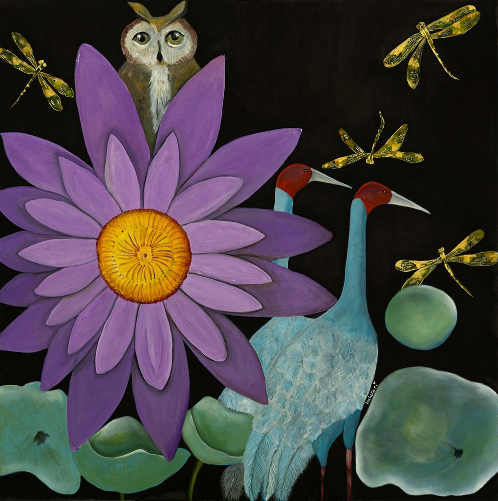 Lotus art print by Isabelle Ri for $57.95 CAD