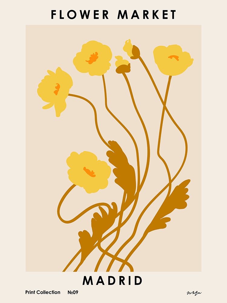 Flower Market. Madrid art print by Nktn for $57.95 CAD