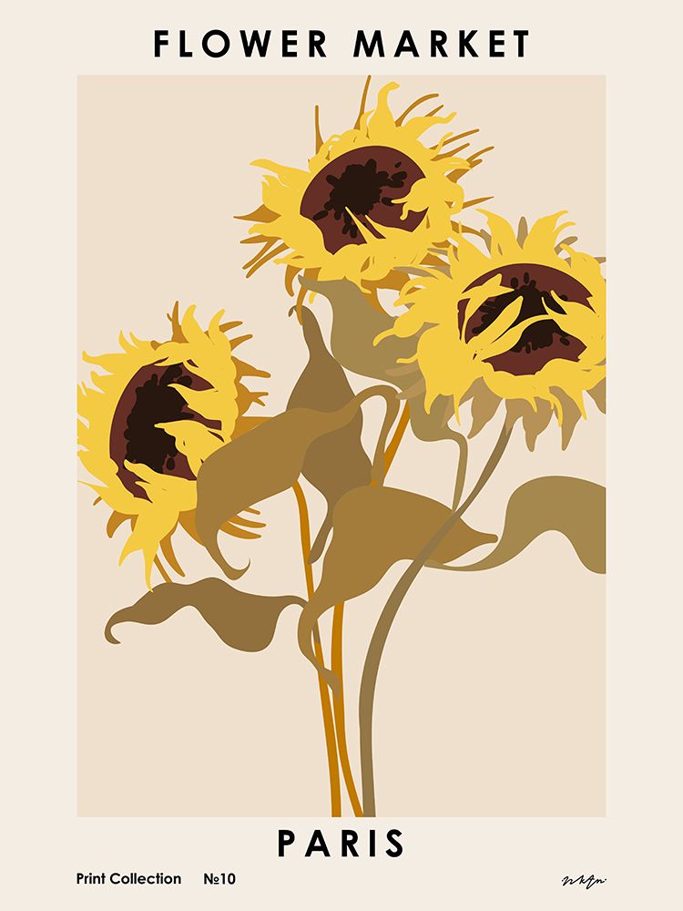 Flower Market. Paris art print by Nktn for $57.95 CAD