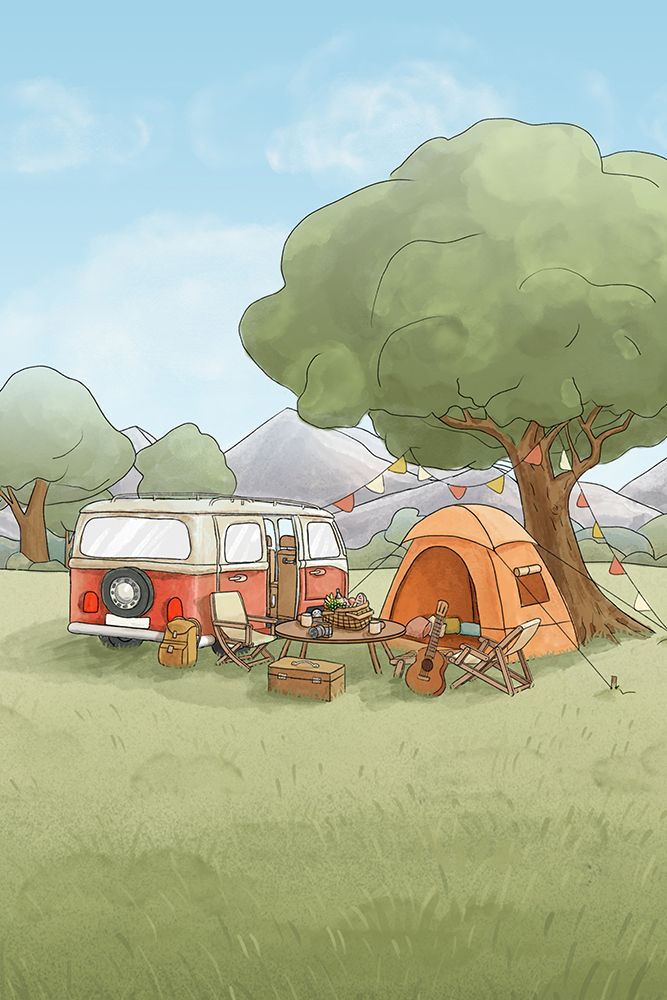 Camping Trip art print by Xuan Thai for $57.95 CAD