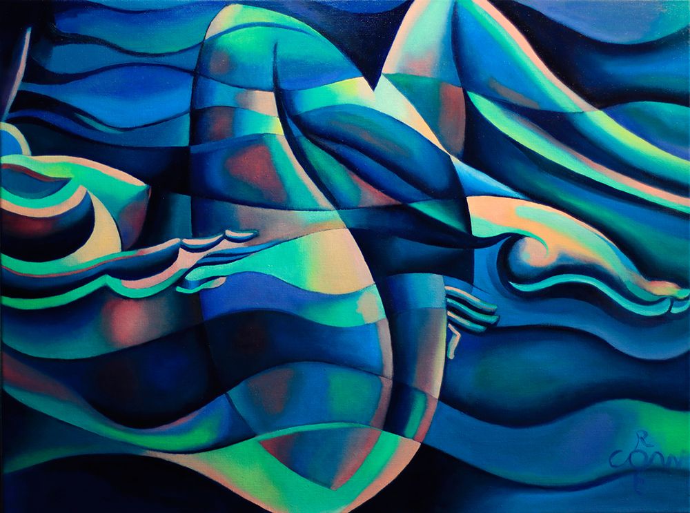 Rusalka - Free Floating in Ukrainian Waters art print by Corne Akkers for $57.95 CAD