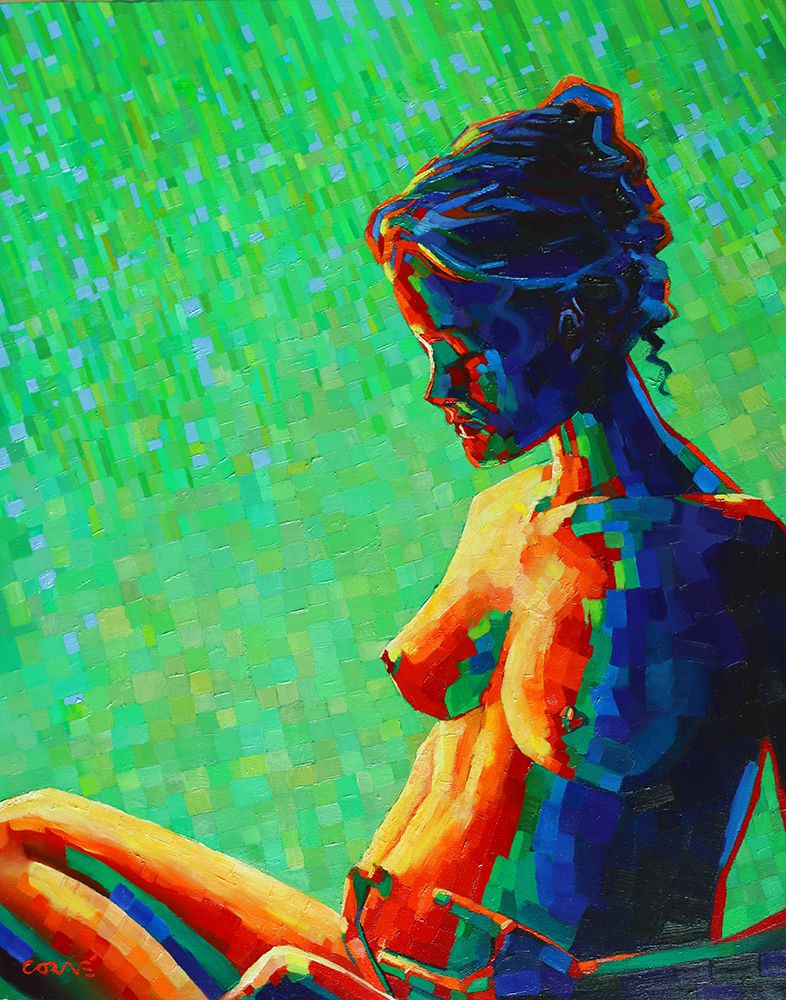 Cubistic Woman (2011) art print by Corne Akkers for $57.95 CAD