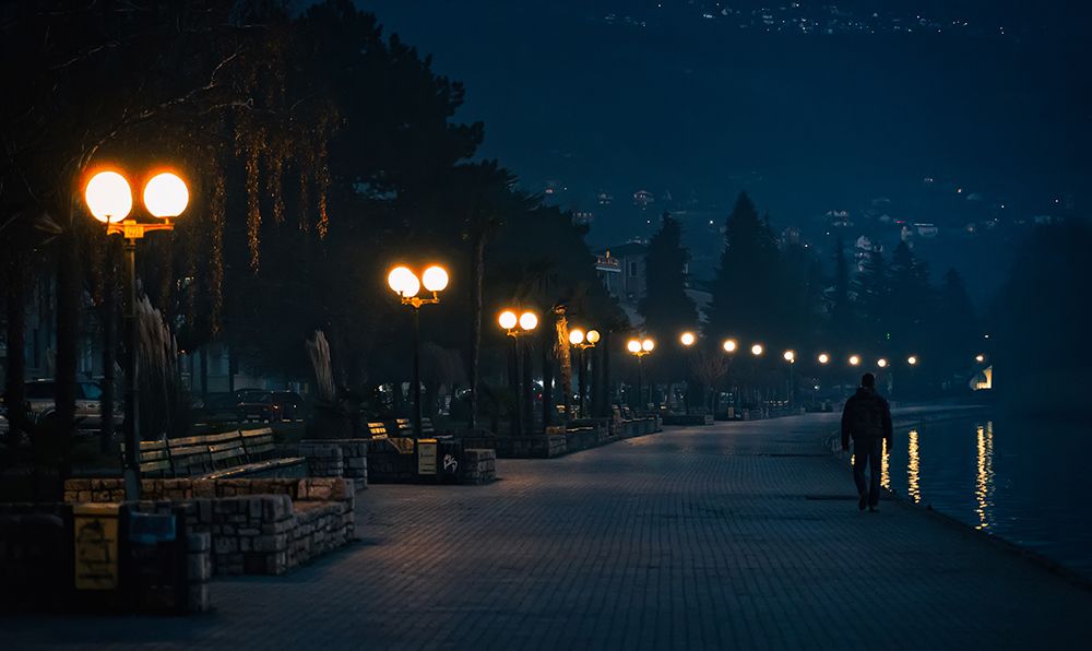 Night Walk... art print by Merthan Kortan for $57.95 CAD
