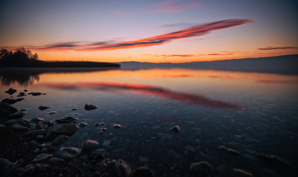 Sunset In Ohrid... art print by Merthan Kortan for $57.95 CAD