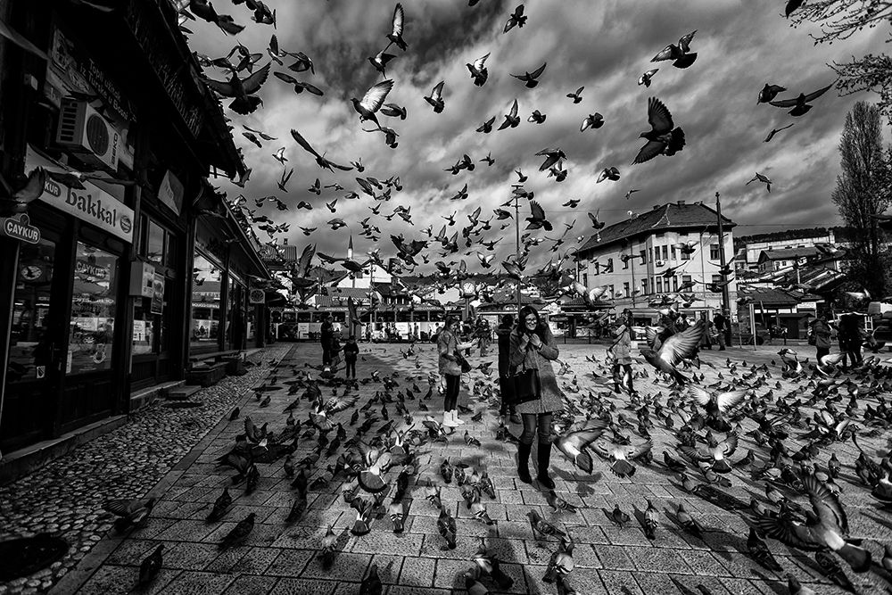 Sarajevo Square.... art print by Merthan Kortan for $57.95 CAD