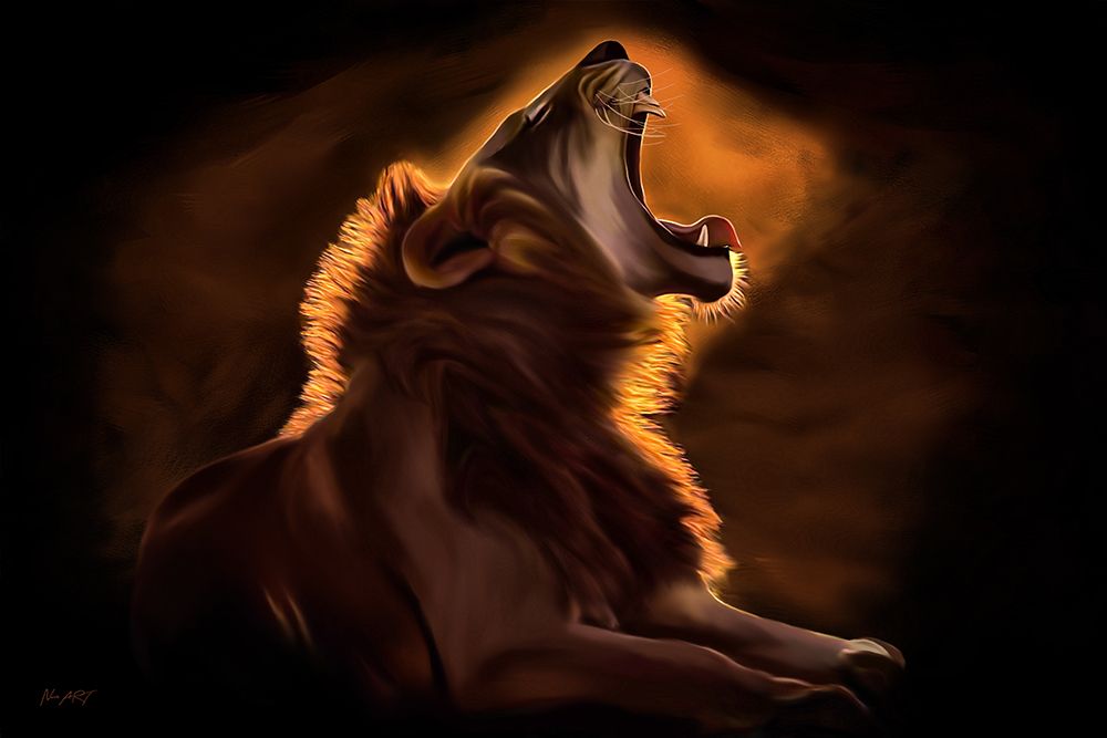 Leo Rougeoyant art print by Lord Amihere for $57.95 CAD