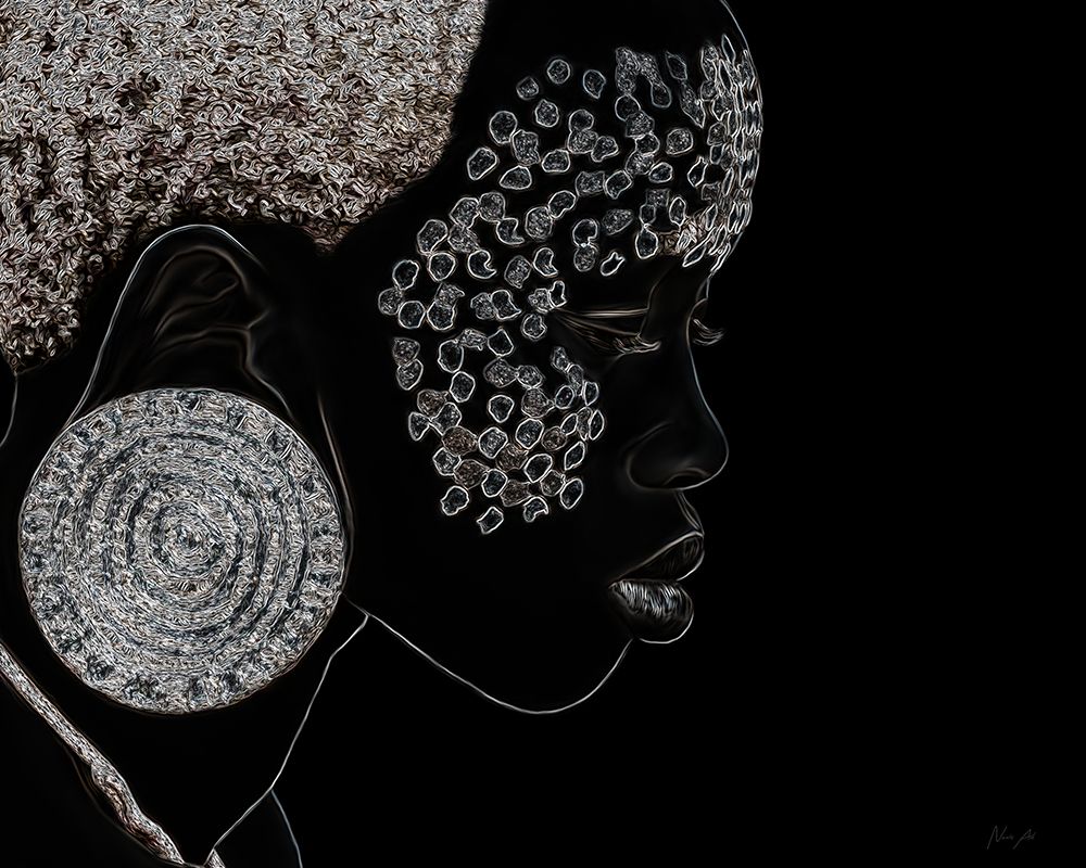 Mursi Girl II art print by Lord Amihere for $57.95 CAD