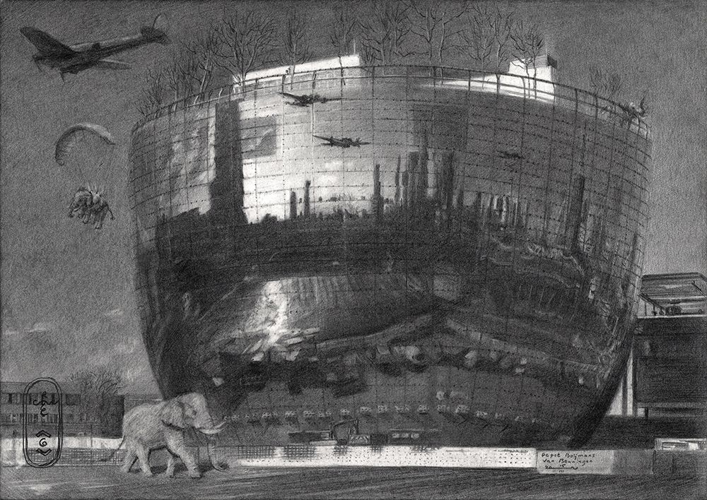 Depot Boijmans van Beuningen - 15-03-21 art print by Corne Akkers for $57.95 CAD
