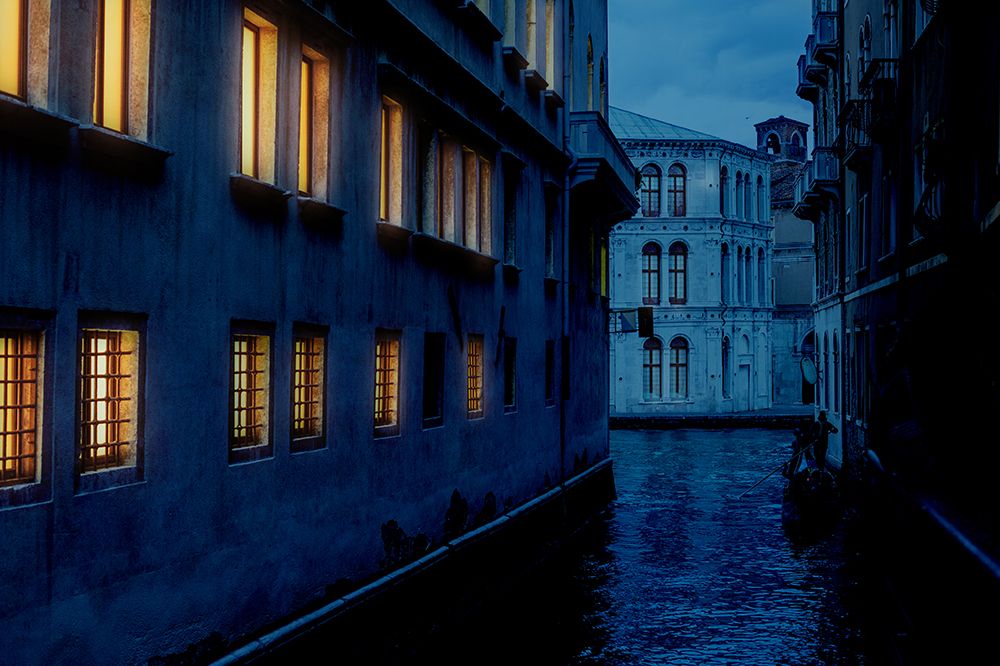 Venice Channels By Night art print by Alla Simacheva for $57.95 CAD