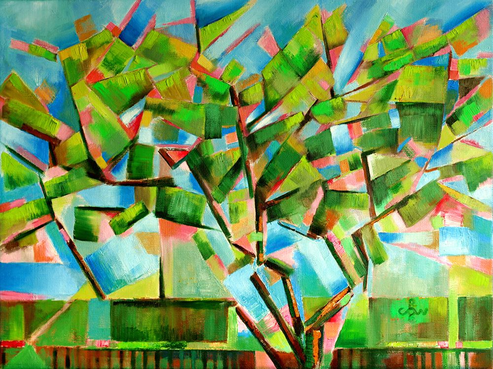 Cubistic Spring at Voorburg - 15-05-22 art print by Corne Akkers for $57.95 CAD
