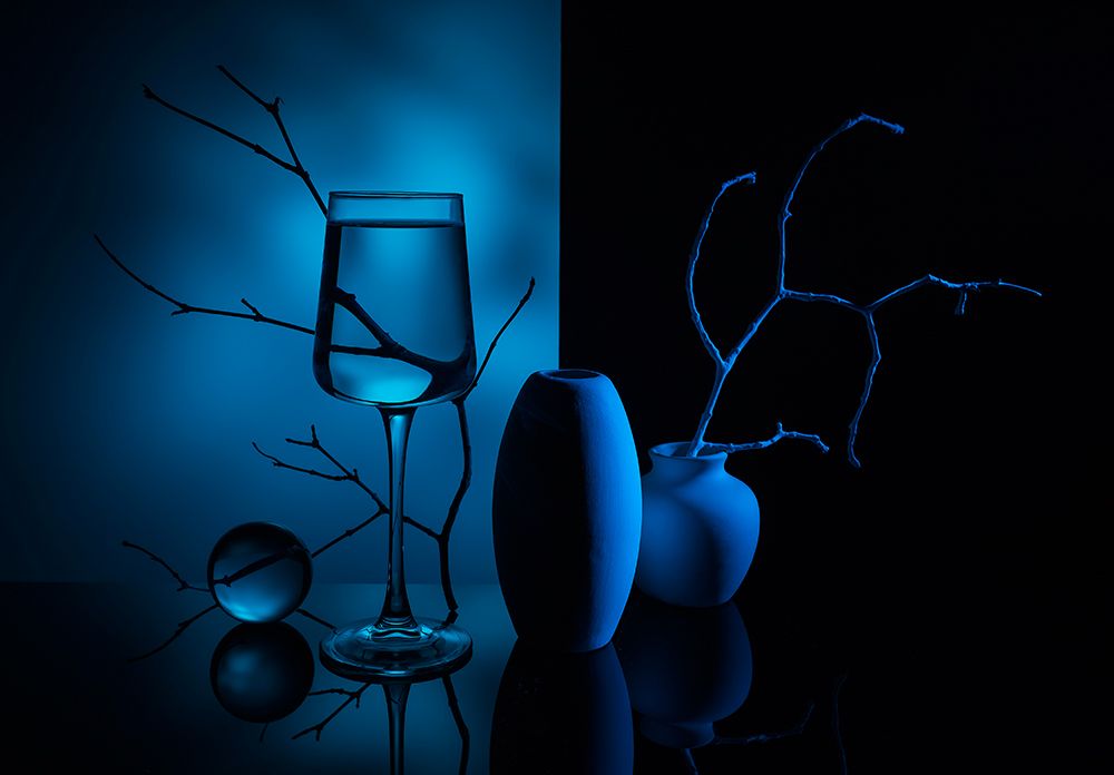 qA study in blue tonesq art print by Evgeniy Popov for $57.95 CAD