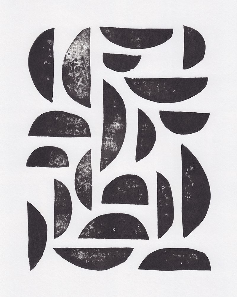 Linocut Abstract #7 art print by Alisa Galitsyna for $57.95 CAD