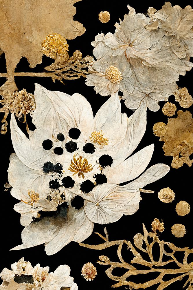 Beige Dry Flowers art print by Treechild for $57.95 CAD