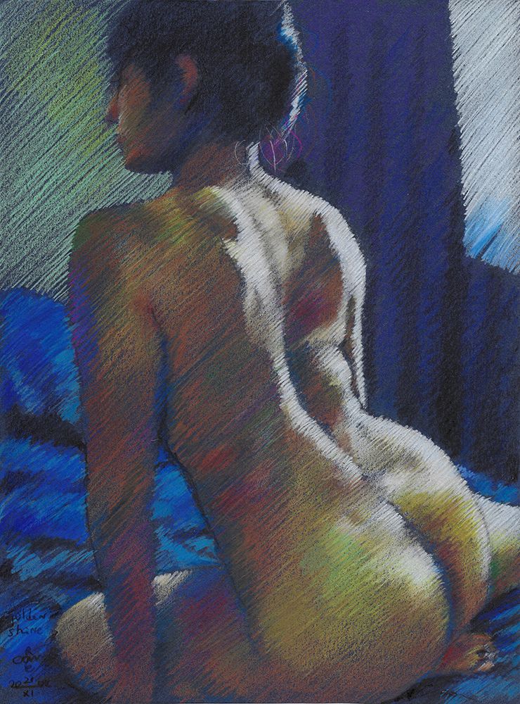 Golden Shine - 21-11-22 art print by Corne Akkers for $57.95 CAD