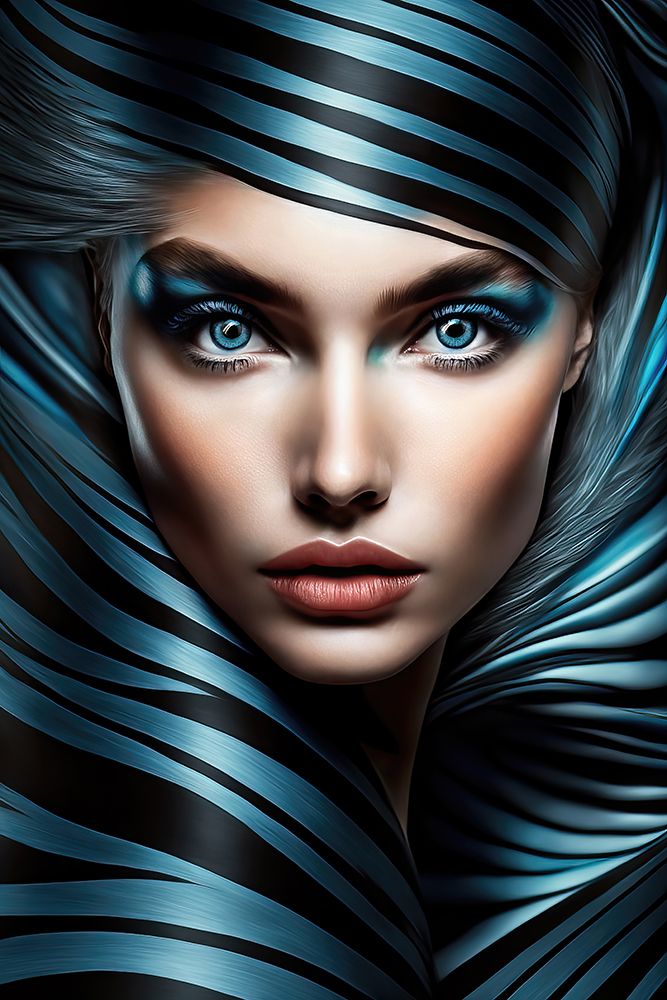 Blue-Future art print by Klaus Tesching for $57.95 CAD