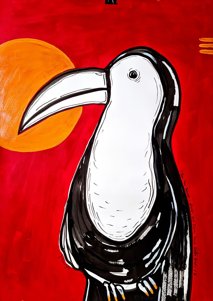 Toucan - it seems that God was in Costa Rica art print by Julija Belickiene for $57.95 CAD