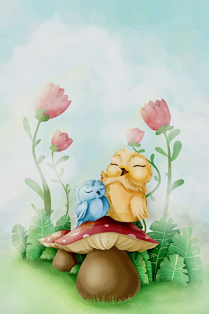 Cute Owls art print by Xuan Thai for $57.95 CAD
