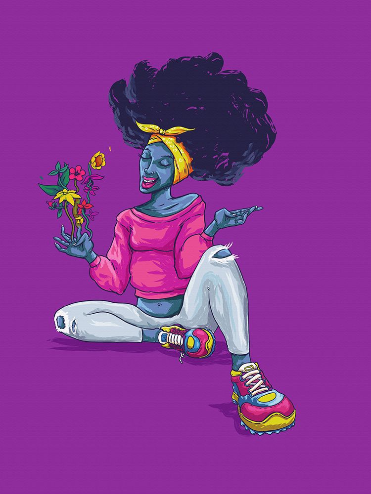 mother nature art print by Joshua Msonthe for $57.95 CAD