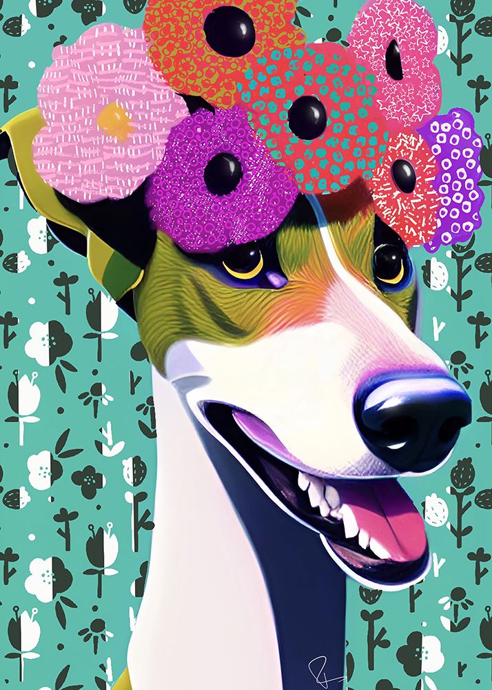 Gorgeous Greyhound art print by Ruth Day for $57.95 CAD