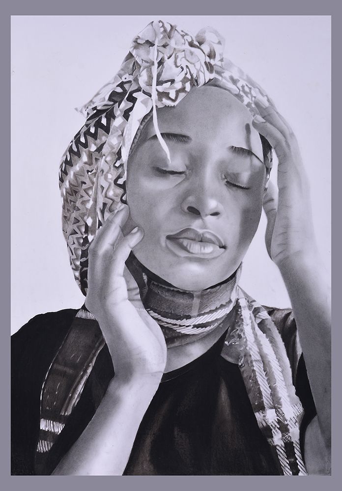 Meditation art print by Ojenike Oladapo for $57.95 CAD