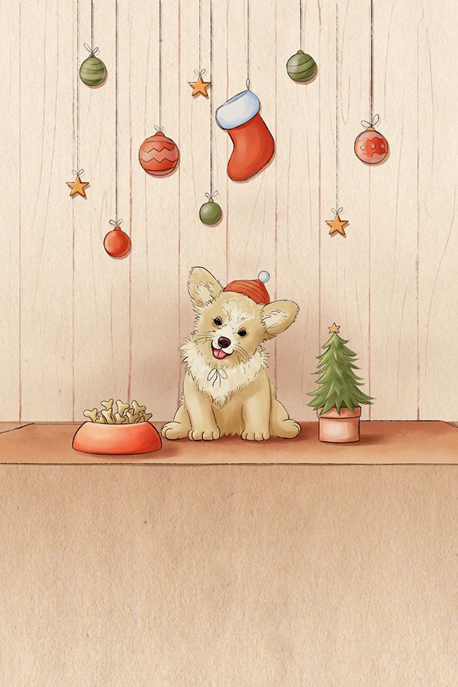 Cute Dog art print by Xuan Thai for $57.95 CAD