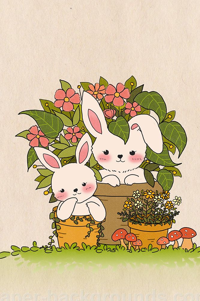 Couple Bunny art print by Xuan Thai for $57.95 CAD