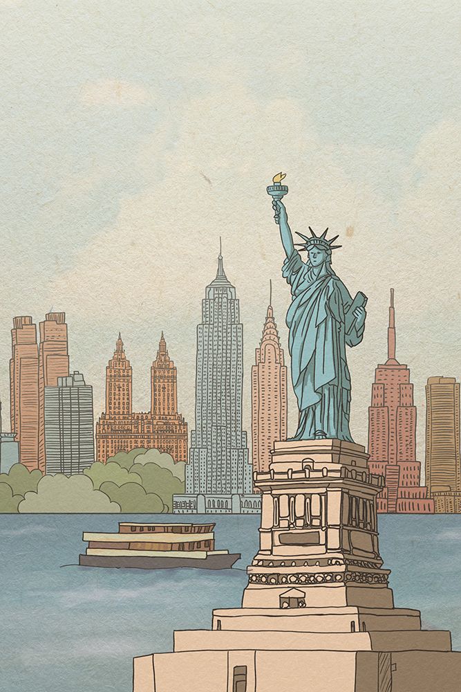 New York - New York art print by Xuan Thai for $57.95 CAD