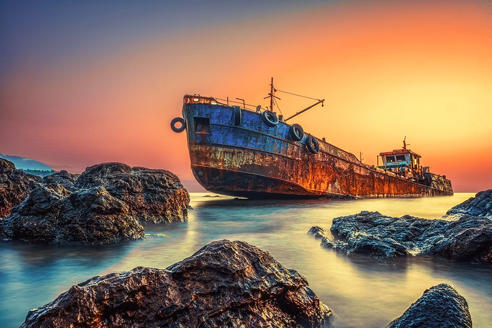 The Lost Ship art print by Wail.Hamdane for $57.95 CAD