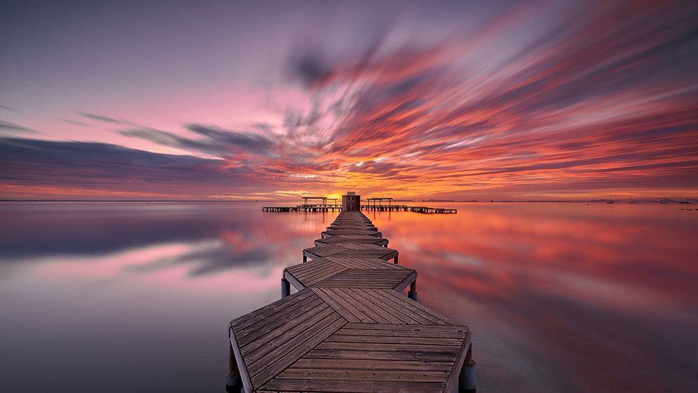 Sunrise In The Old Spa art print by Jose Antonio Trivino for $57.95 CAD