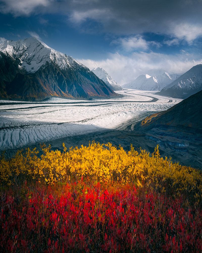 Ak Glacier art print by Siyu and Wei for $57.95 CAD