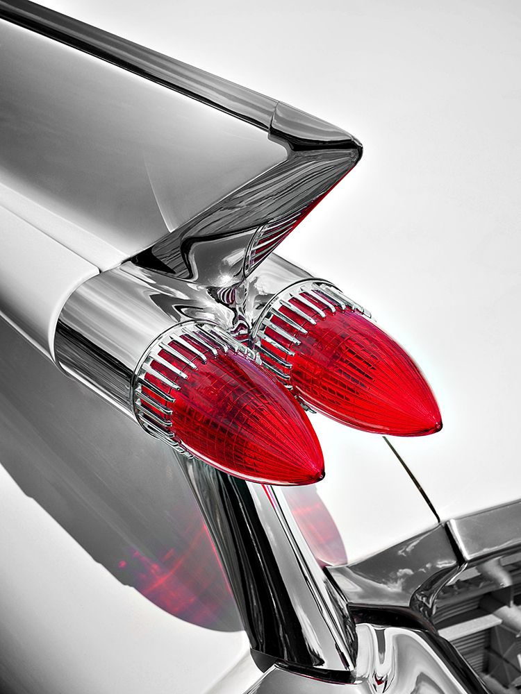 American Classic Car Sedan Deville 1959 Tail Fin Abstract art print by Beate Gube for $57.95 CAD