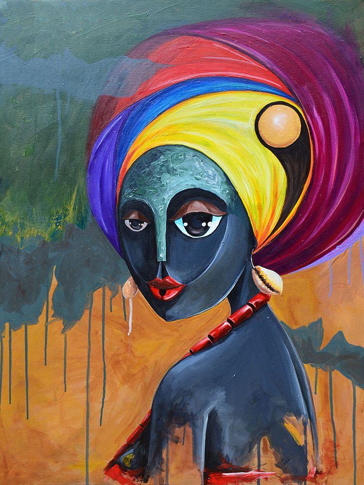 Queen 2 (Gele Series) art print by Adetoro Debas for $57.95 CAD