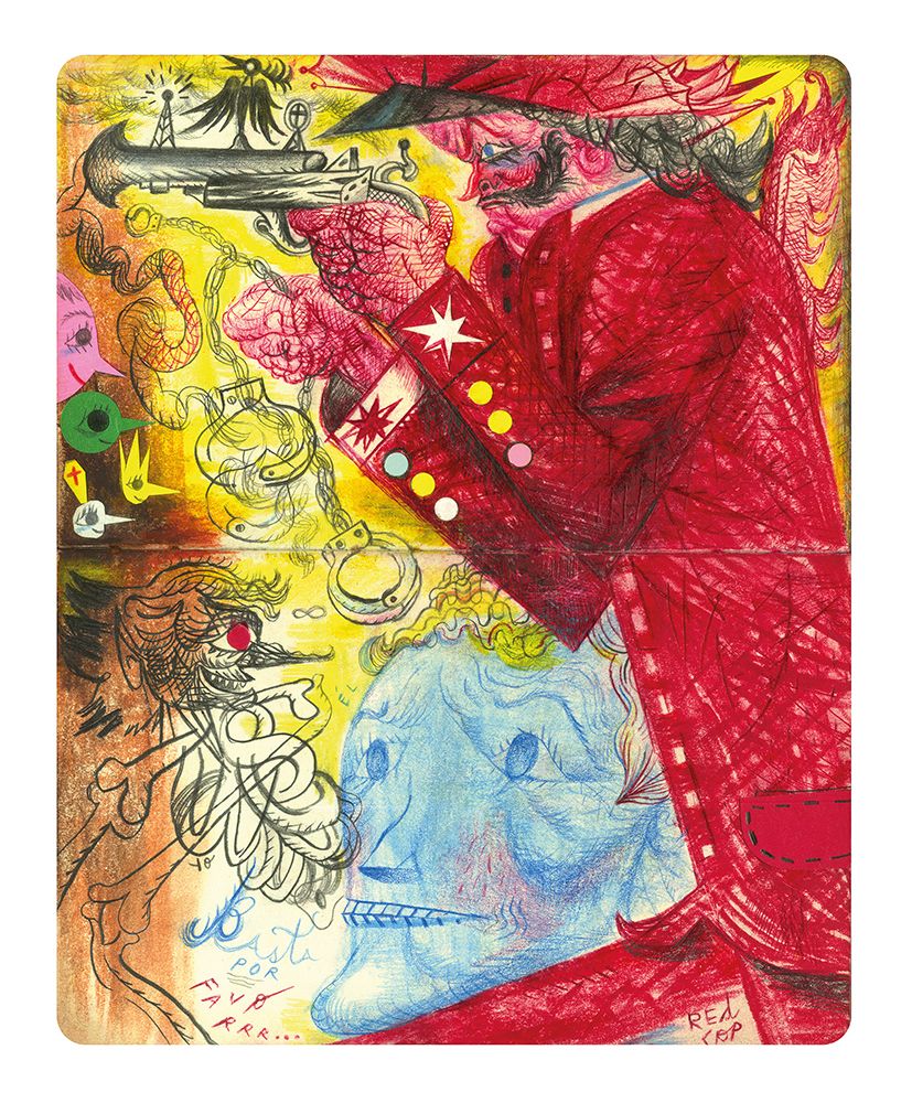 Red Cop. art print by Leonardo Flores for $57.95 CAD