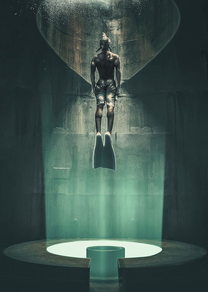 Floating nr. 23 art print by Baard Martinussen for $57.95 CAD