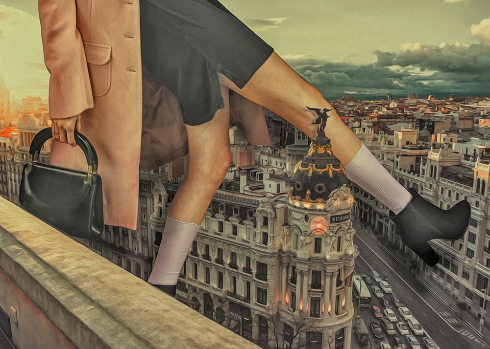 Walking In Paris art print by Baard Martinussen for $57.95 CAD