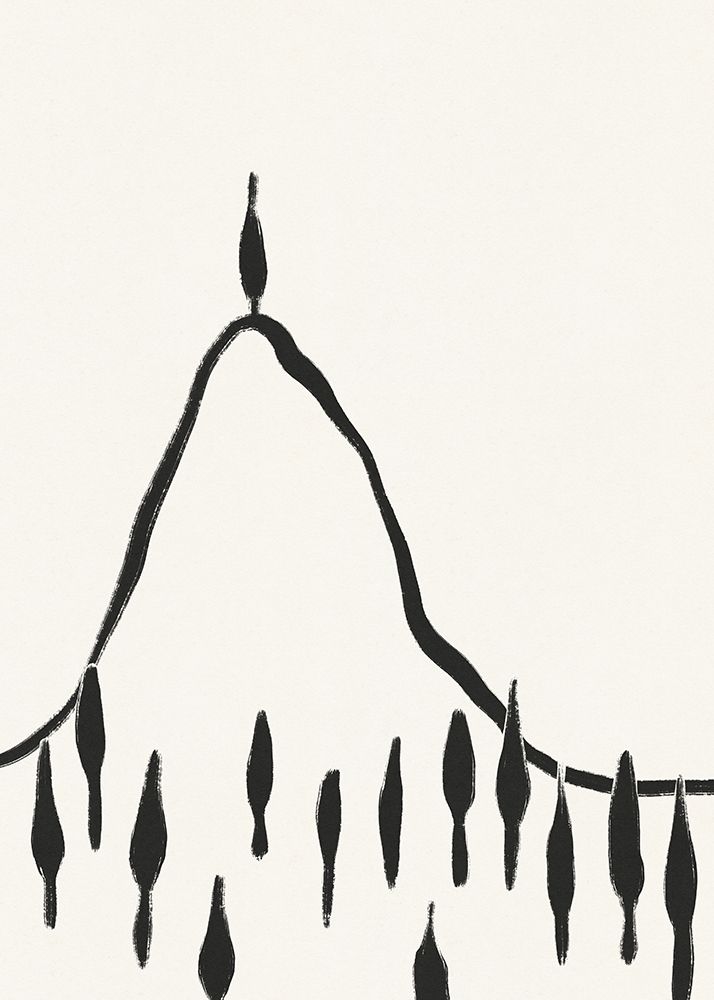 Minimal Line Landscape #2 art print by Alisa Galitsyna for $57.95 CAD
