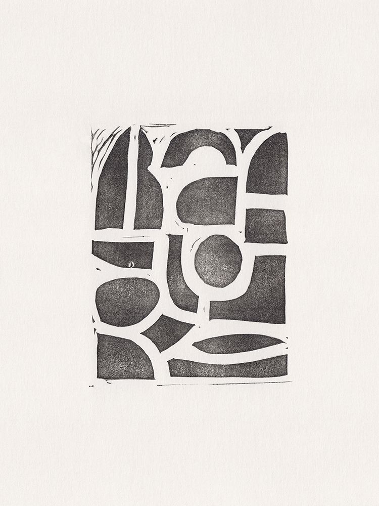 Linocut Abstract #2 art print by Alisa Galitsyna for $57.95 CAD