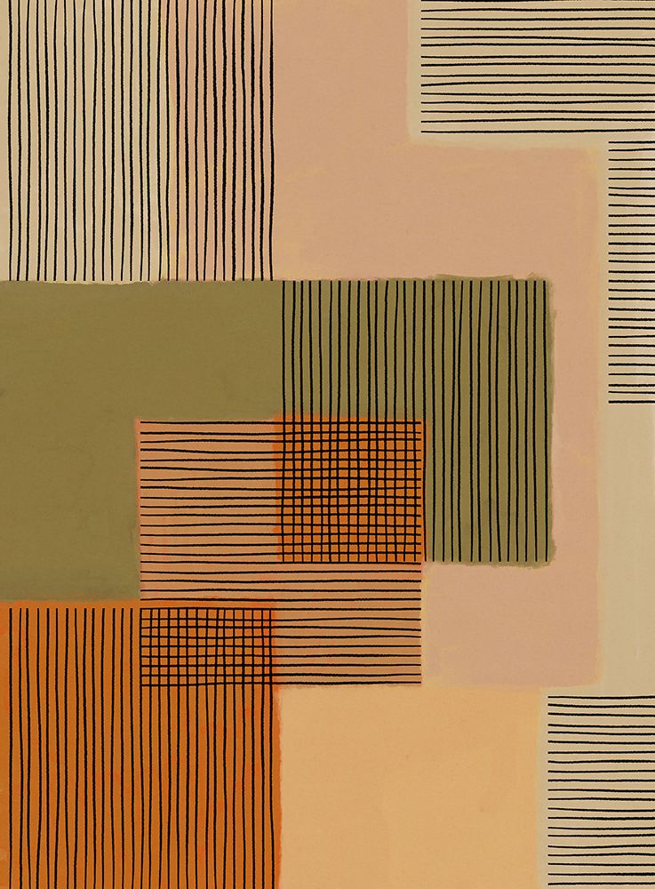 Geo Patchwork #3 art print by Alisa Galitsyna for $57.95 CAD