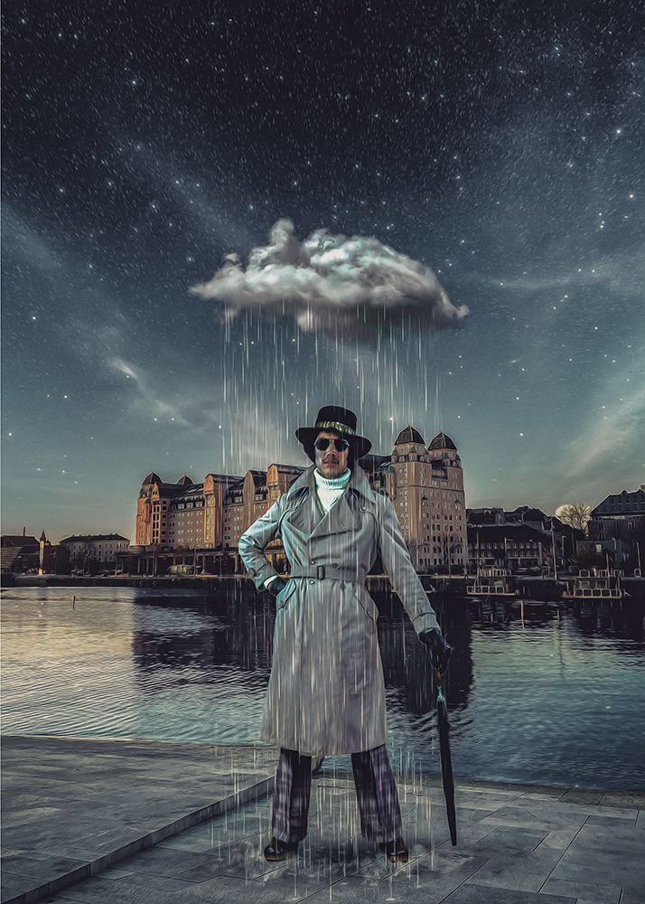 Raining In Oslo art print by Baard Martinussen for $57.95 CAD