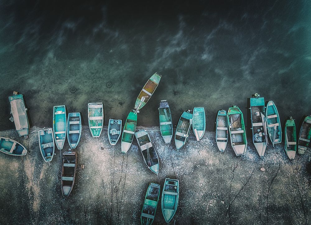 Boat Parking art print by Guy Krier for $57.95 CAD