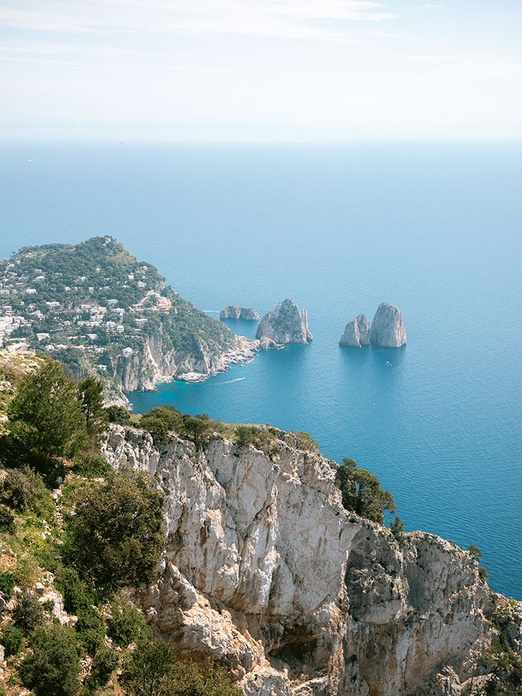 Coast of Capri Italy art print by Raisa Zwart for $57.95 CAD
