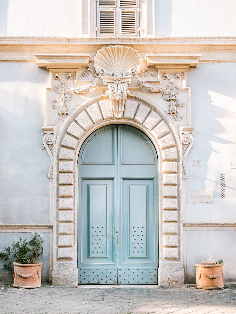 Blue tones of Rome - Italy travel photography art print by Raisa Zwart for $57.95 CAD