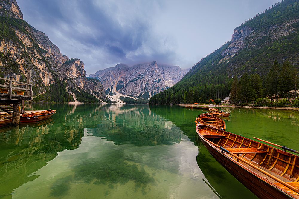 Lago Di Braies art print by Valentina Rosati for $57.95 CAD