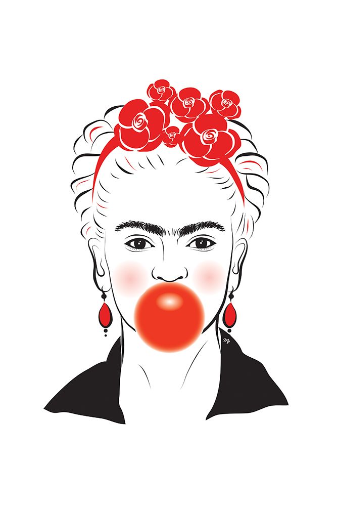 Frida art print by Martina for $57.95 CAD