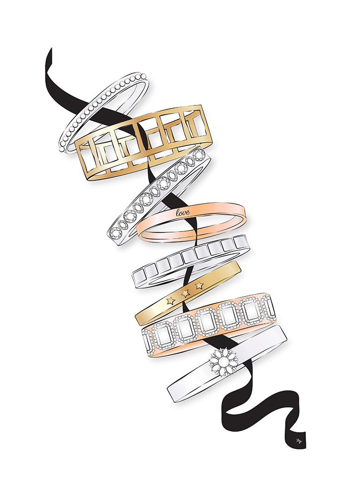 Bracelets art print by Martina for $57.95 CAD