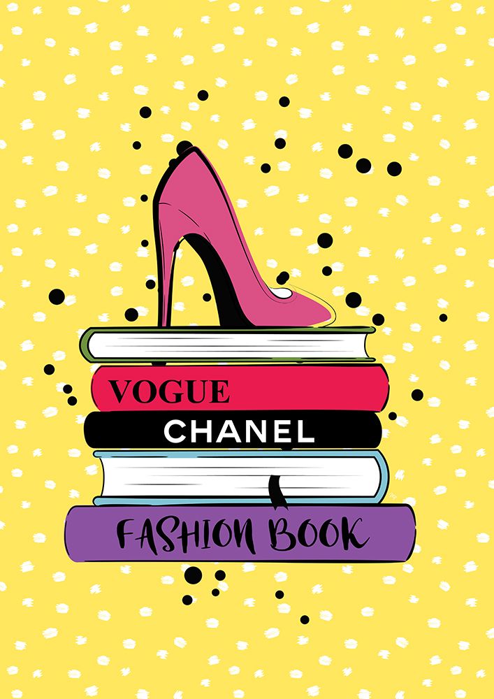 Fashion Books art print by Martina for $57.95 CAD