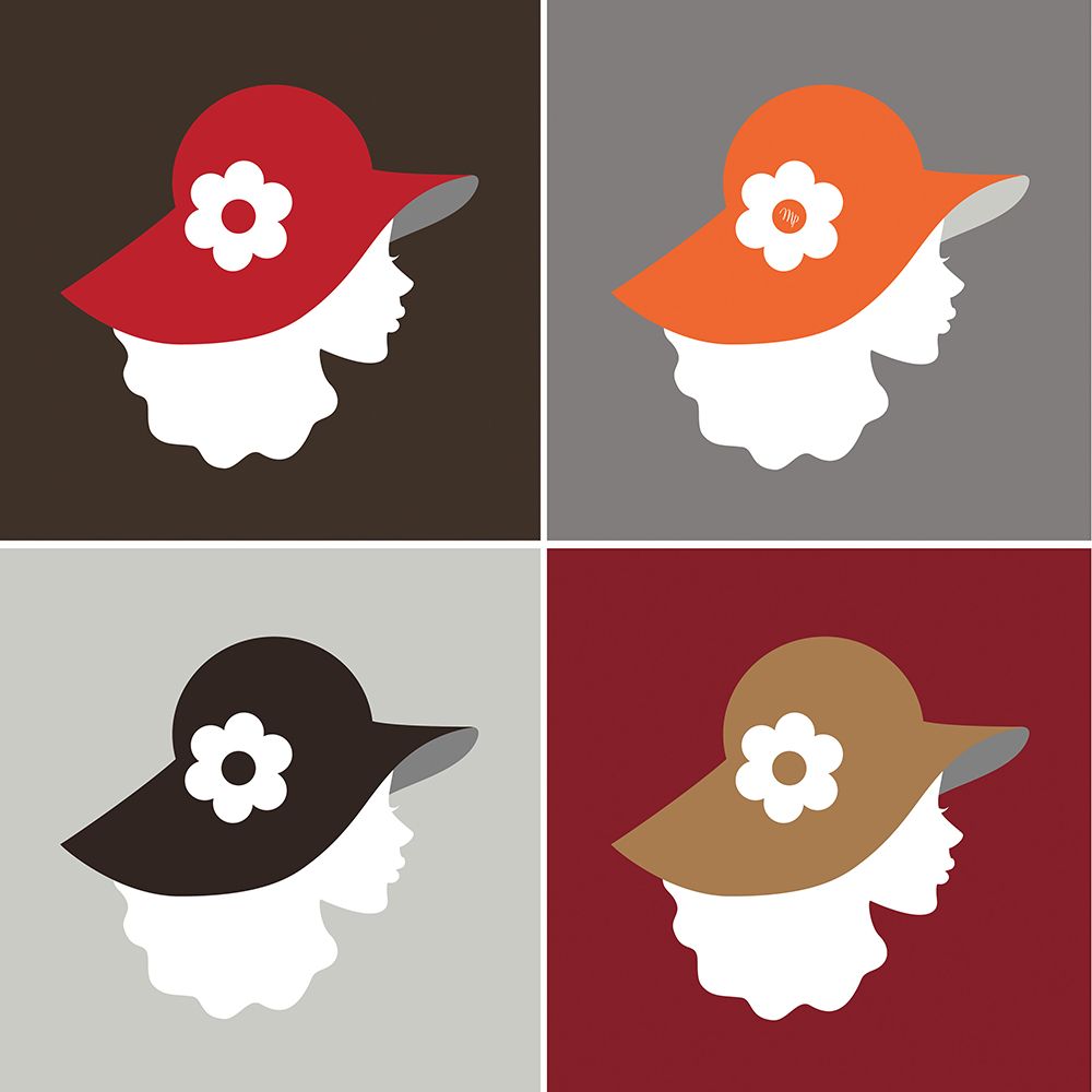 Hat Gals art print by Martina for $57.95 CAD
