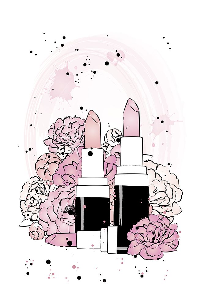 Peony Lipsticks art print by Martina for $57.95 CAD
