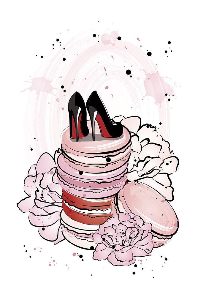 Peony Macarons art print by Martina for $57.95 CAD