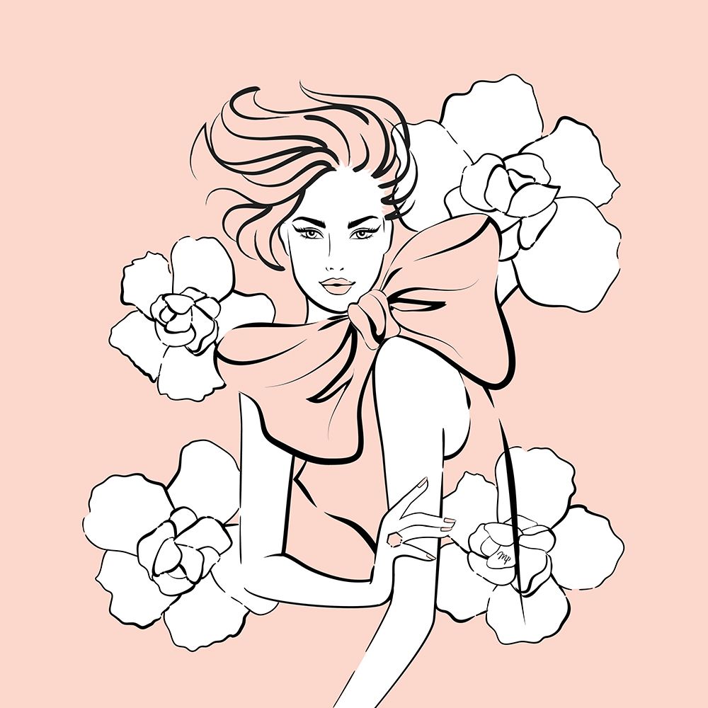 Pink Lady art print by Martina for $57.95 CAD